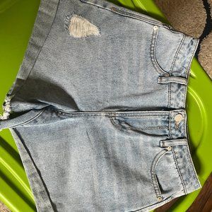 Habitual Kid High Waist Distressed Short Size 12